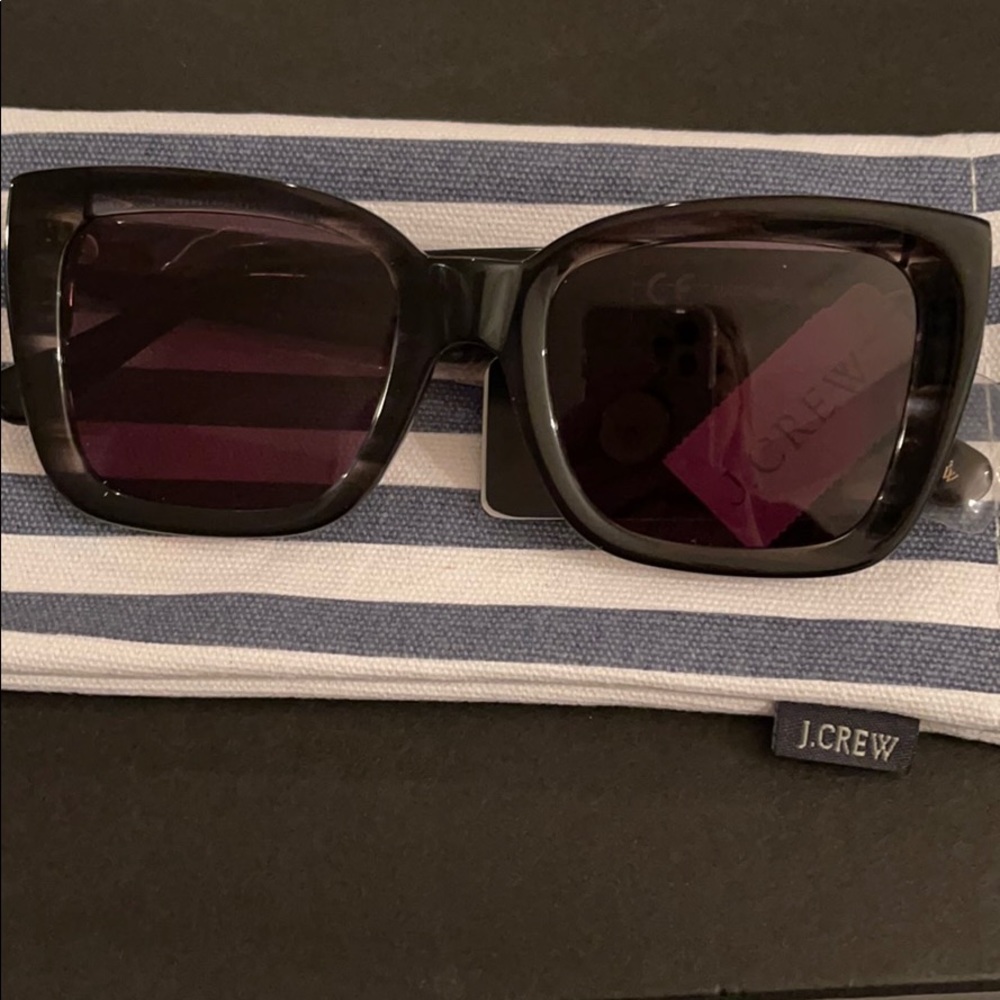 J.Crew Oversized square sunglasses Black AP922